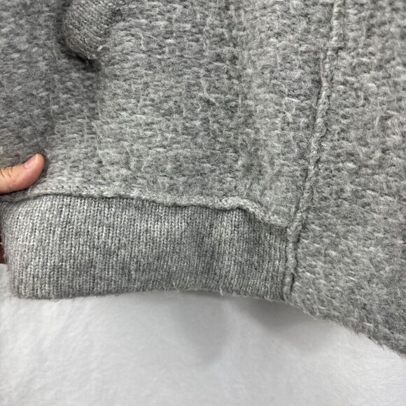 Inhabit Gray Wool Alpaca Blend Cocoon Coat Womens Size S2 Cozy Oversize - Picture 9 of 16